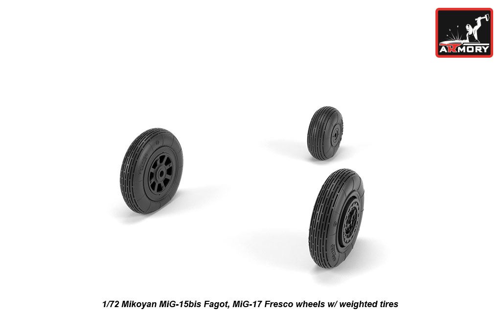 Armory Models MiG-15bis / MiG-17 kola 1/72 zatížená