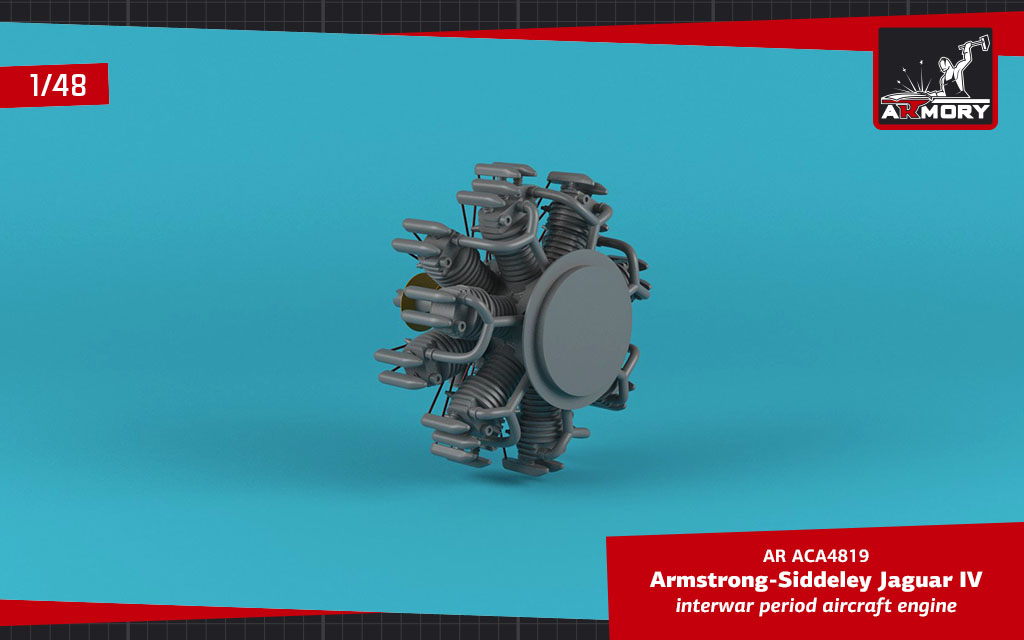 Armory Models Jaguar-IV 1/48 motor resinový