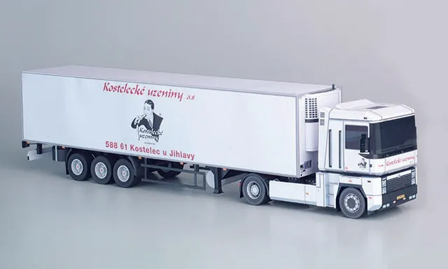 PK Graphica Renault Magnum Kostelecké uzeniny papírový model