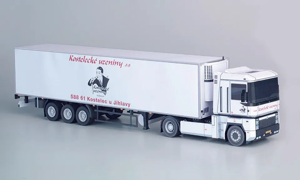 PK Graphica Renault Magnum Kostelecké uzeniny papírový model