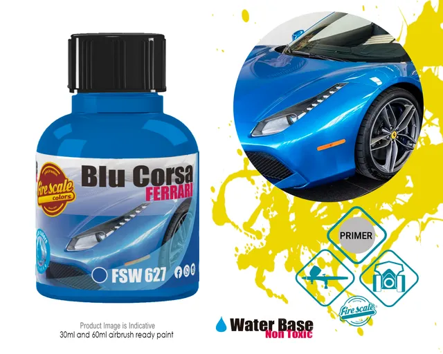 Fire Scale Modeler Blu Corsa Ferrari barva 15ml modrá