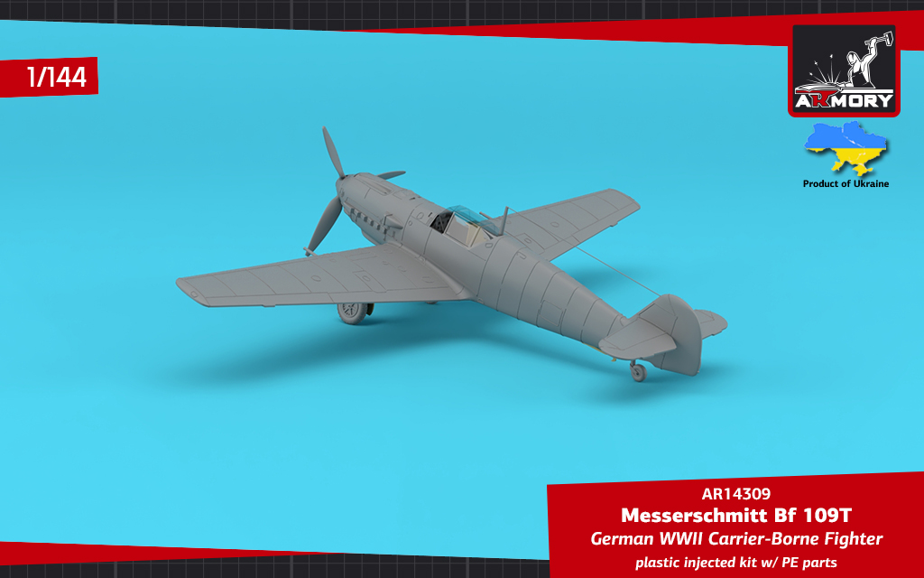 Armory Models Bf 109T Flugzeugträger Jäger model 1/144