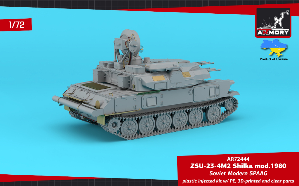 Armory Models ZSU-23-4M/M3/M2 Šilka 1/72 stavebnice