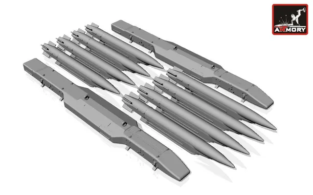 Armory Models 1/72 GBU-39 SDB pumy s BRU-61/A