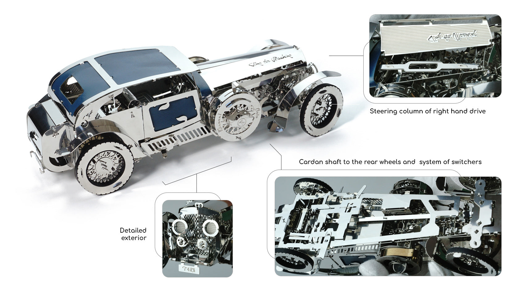 Time for Machine Luxury Roadster stavebnice veterán