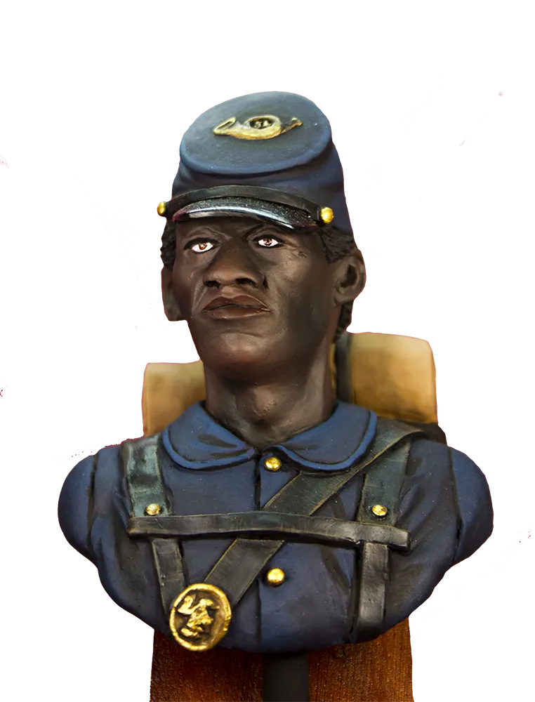 Olimp Models 54th Rgt. Colored Infantry 1864 busta