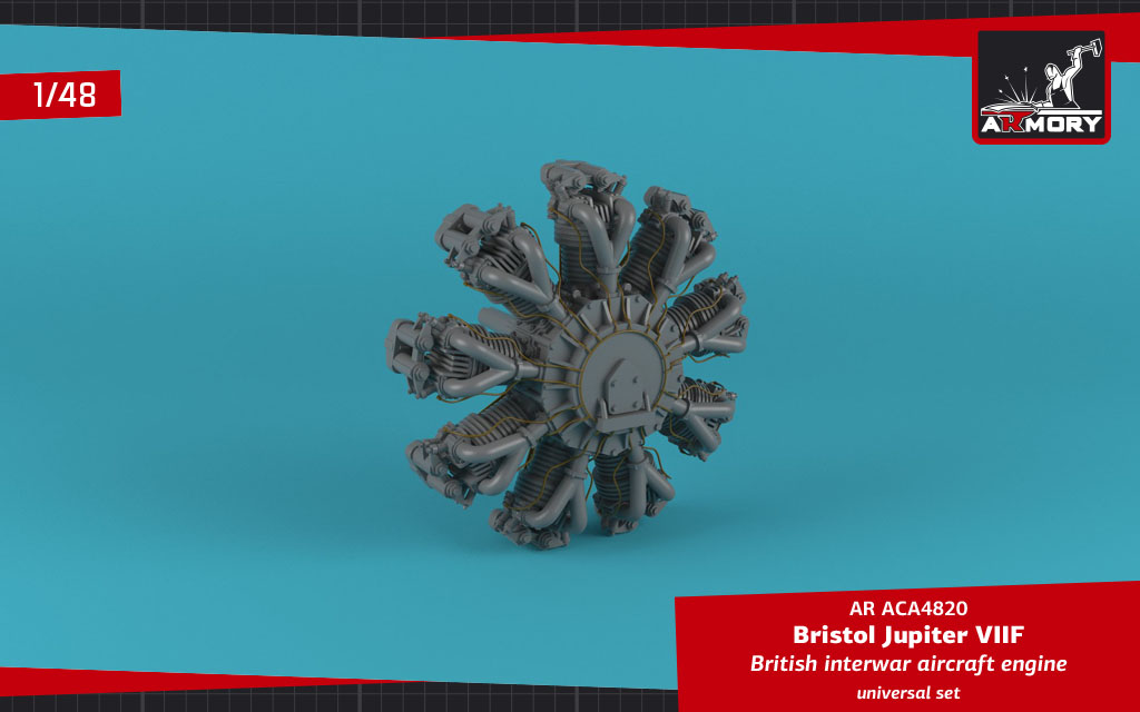 Armory Models Jupiter VII motor 1/48 letecký