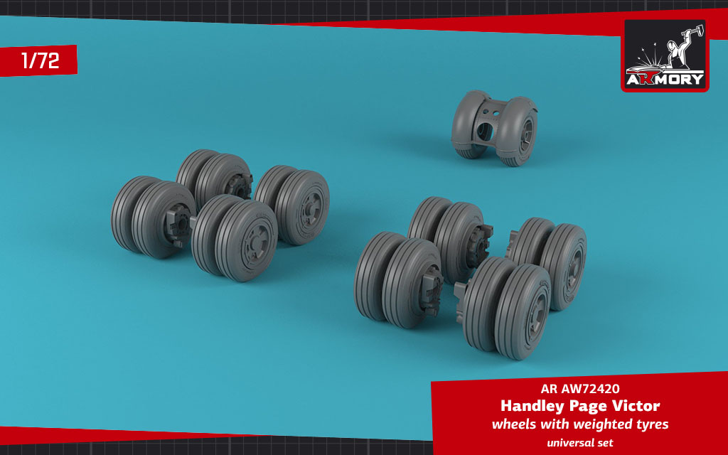 Armory Models H.P. Victor kola 1/72 s blatníkem zatížená
