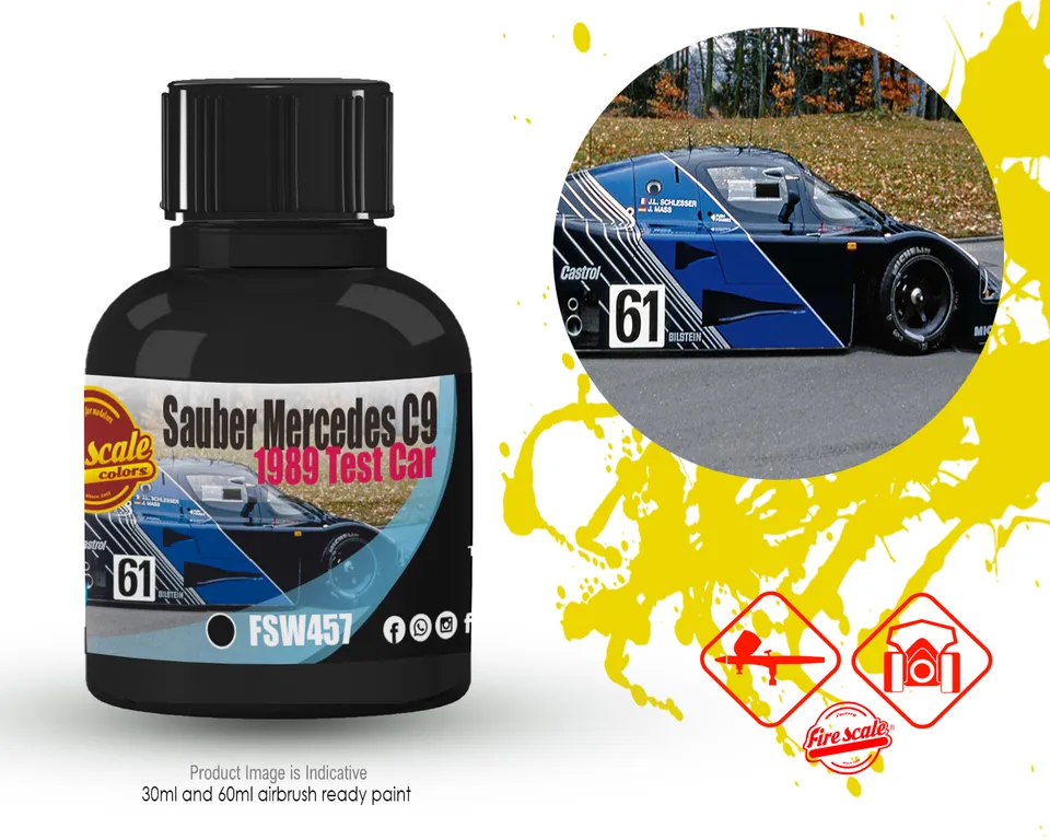 Fire Scale Modeler Sauber Mercedes C9 1989 barva 30 ml modrá