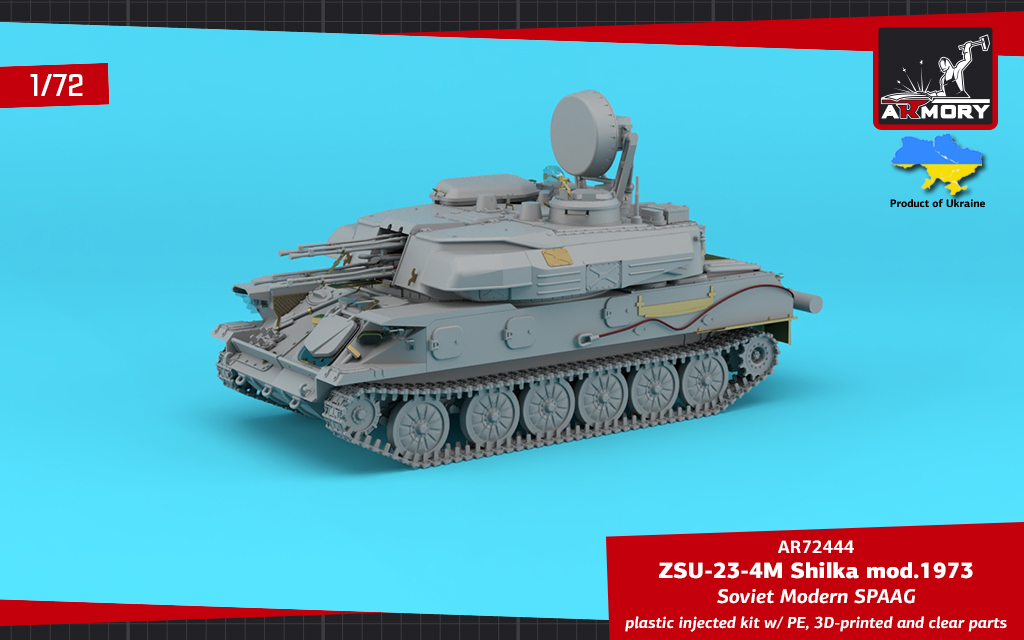Armory Models ZSU-23-4M/M3/M2 Šilka 1/72 stavebnice