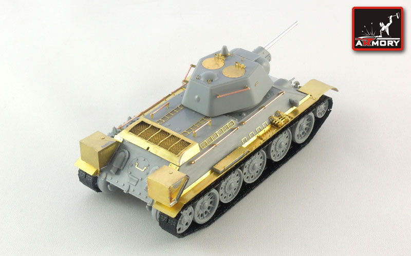 Armory Models T-34 detaily exteriéru 1/72 doplňková sada