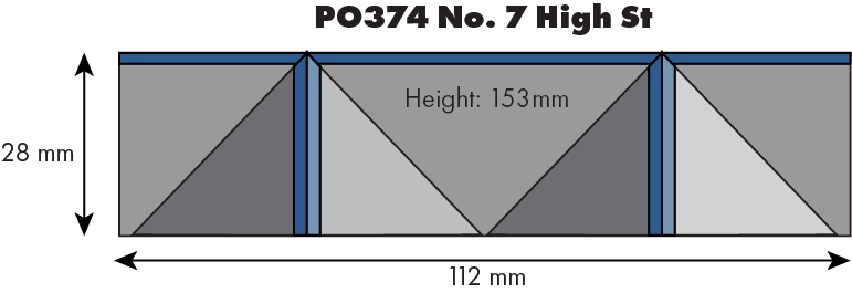Metcalfe PO374 High Street No.7 obchod 00/H0