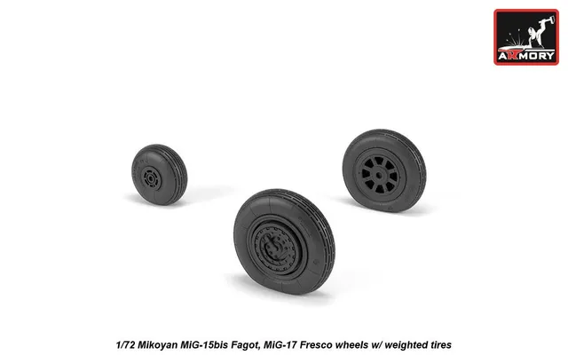 Armory Models MiG-15bis / MiG-17 kola 1/72 zatížená