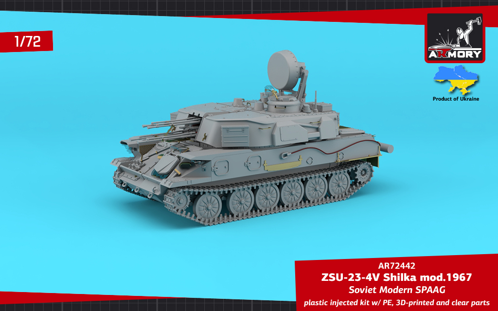 Armory Models ZSU-23-4V Šilka model 1/72 1967