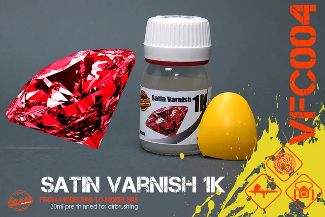 Fire Scale Colors Satin Varnish 1K lak 30 ml polomatný
