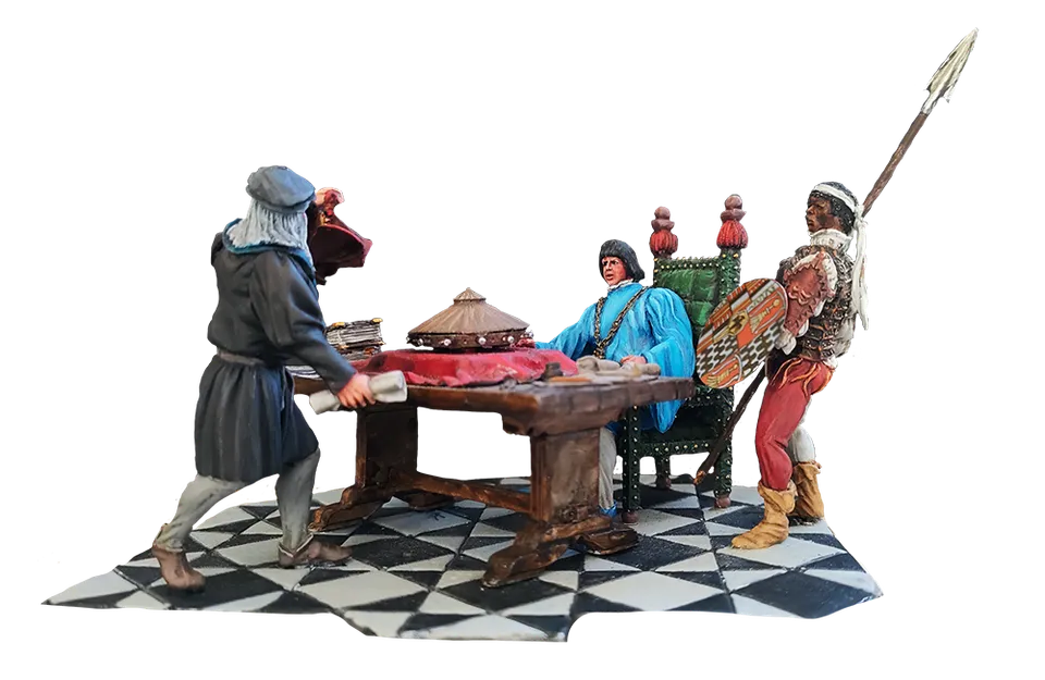 Olimp Models Leonardo Da Vinci Ludovico Sforza 1490 figurky