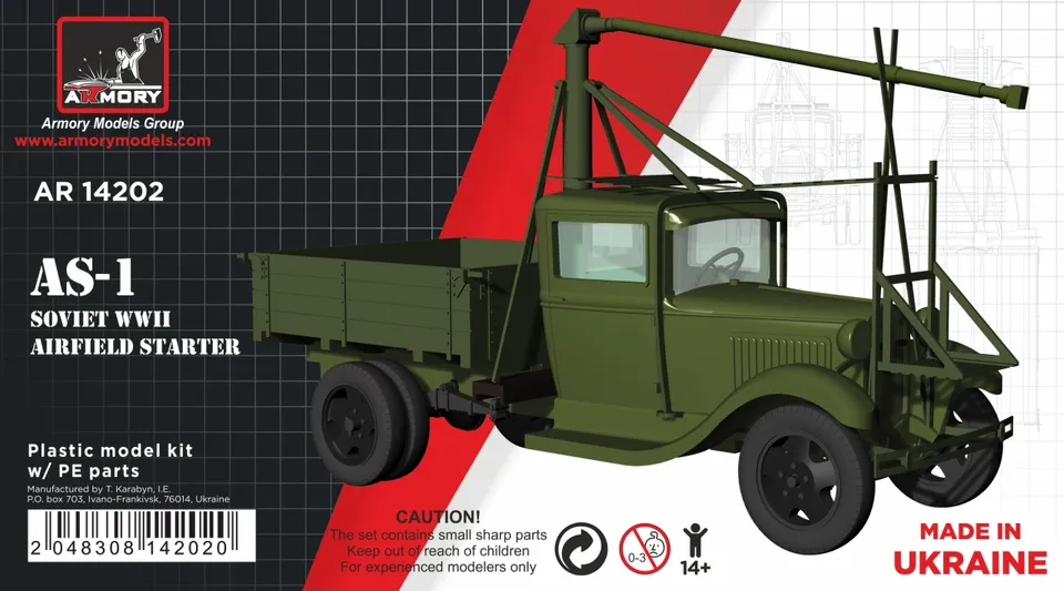 Armory Models AS-1 startér GAZ-AA stavebnice 1/144