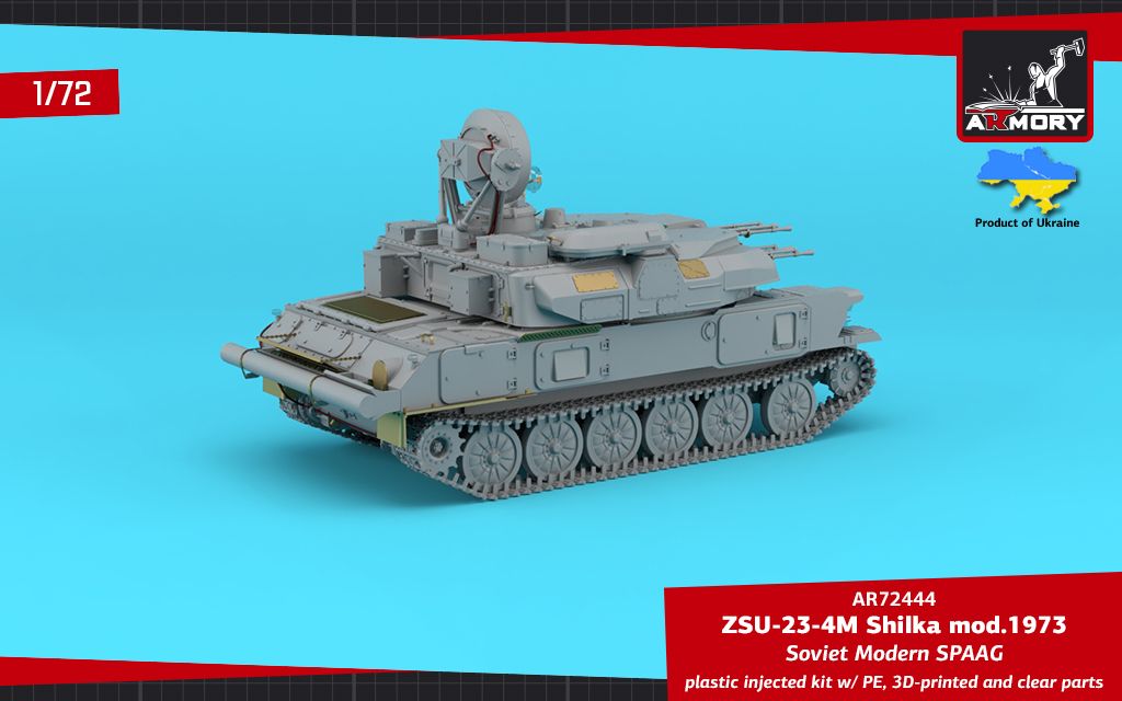 Armory Models ZSU-23-4M/M3/M2 Šilka 1/72 stavebnice