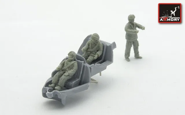 Armory Models sovětská posádka vrtulníku 1/72 figurky