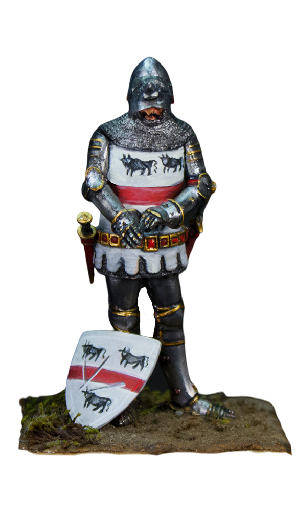 Olimp Models Sir Hugh Calveley 1370 historická figurka