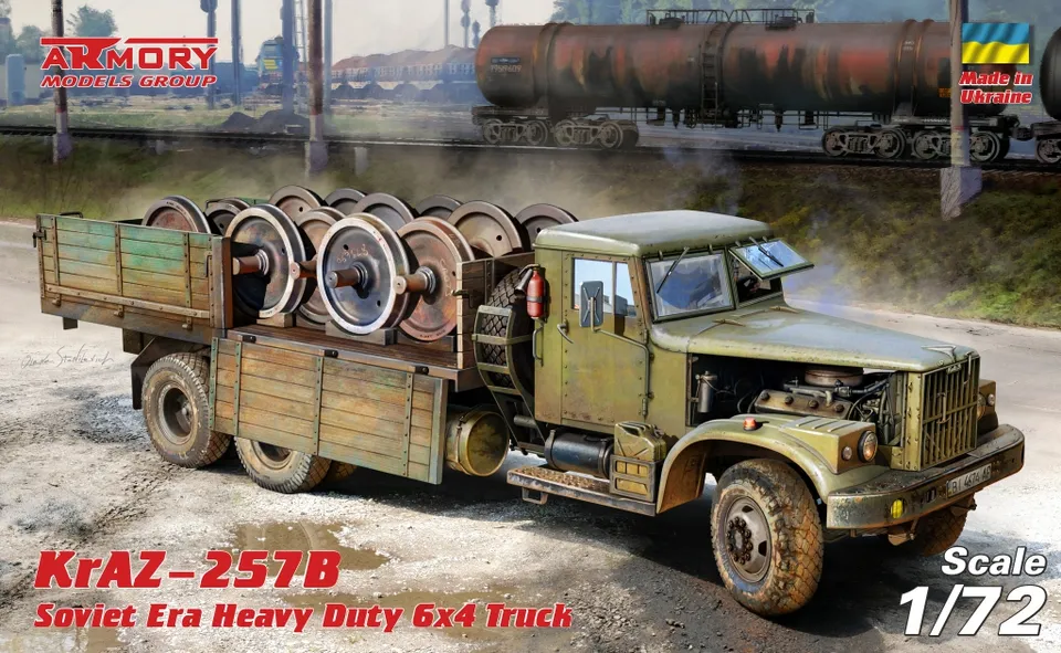 Armory Models KrAZ-257B 1/72 stavebnice valníku 6x4