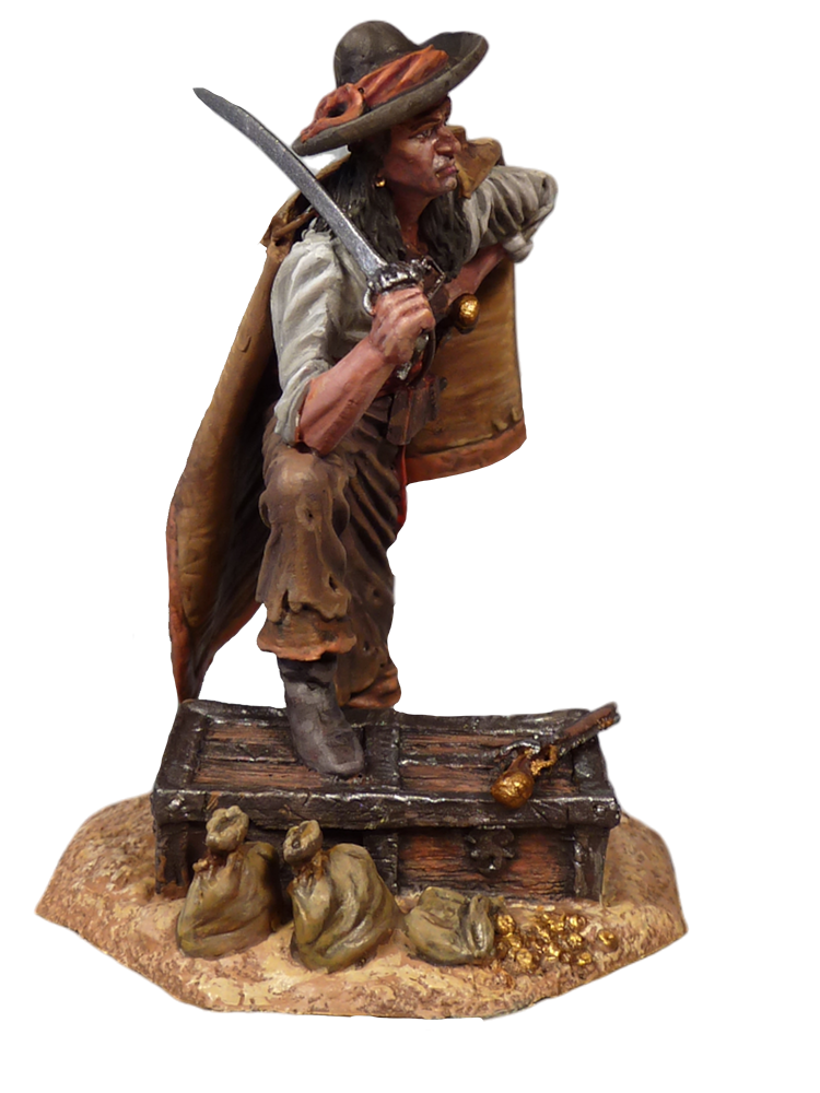 Olimp Models Buccaneer Caribbean 1660 historická figurka
