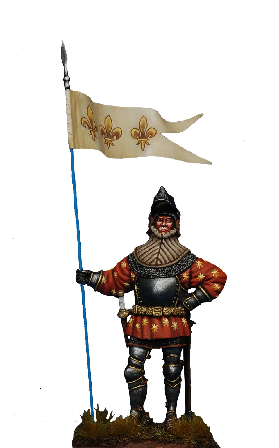 Olimp Models French Banner Agincourt 1415 figurka 54 mm