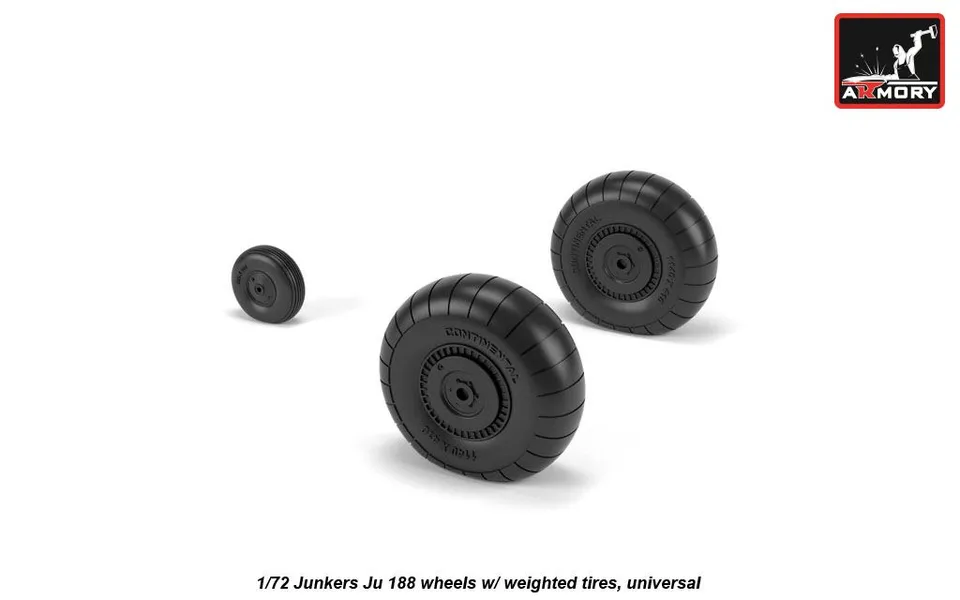 Armory Models Ju 188 kola 1/72 zatížená