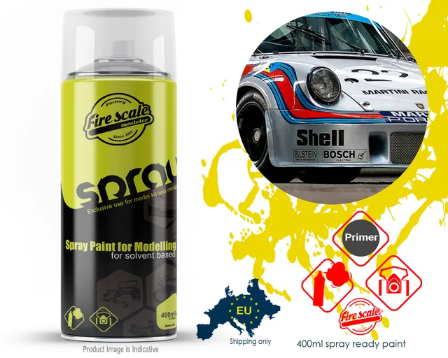 Fire Scale Colors Satin Silver Porsche sprej 400ml satén