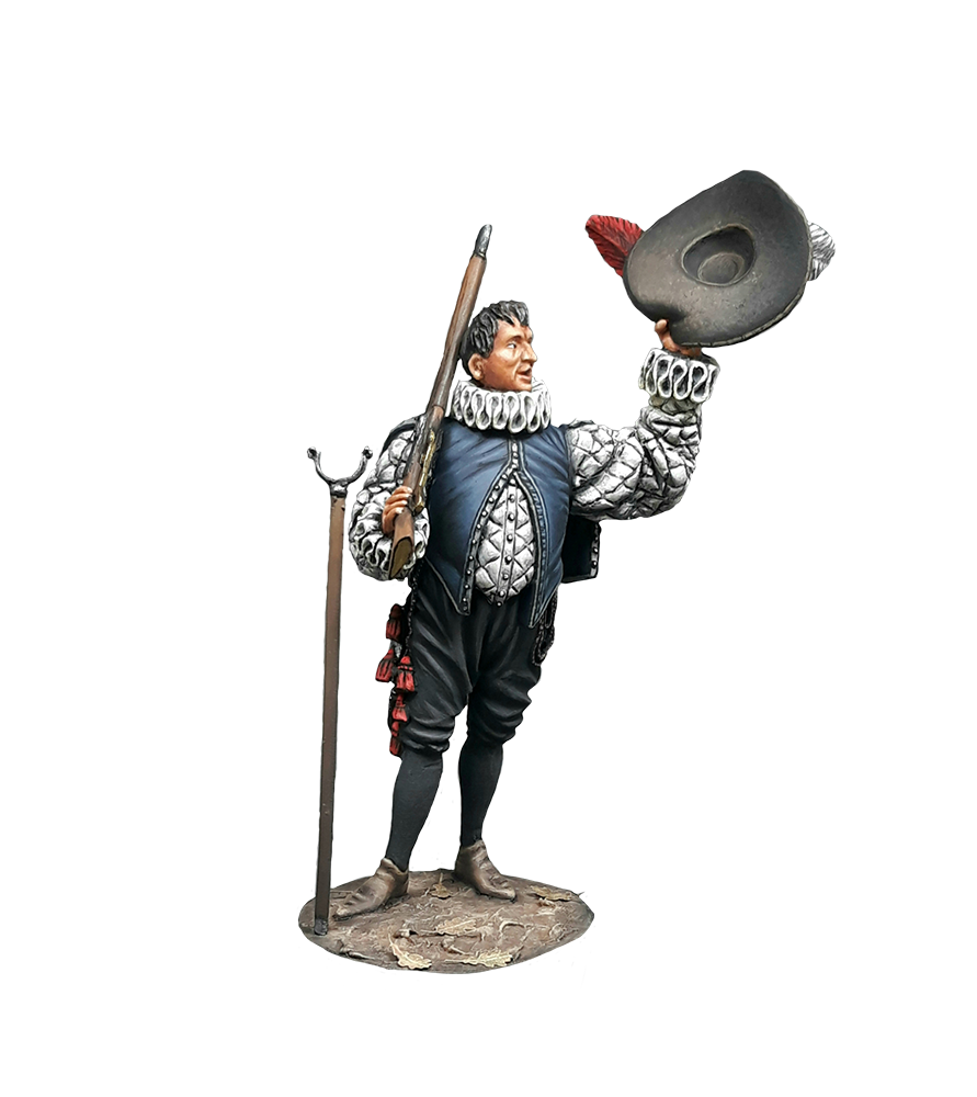 Olimp Models English Matchlock Musketeer 1588 figurka