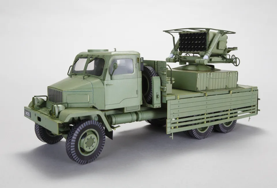 PK Graphica Praga V3S raketomet papírový model ČSLA