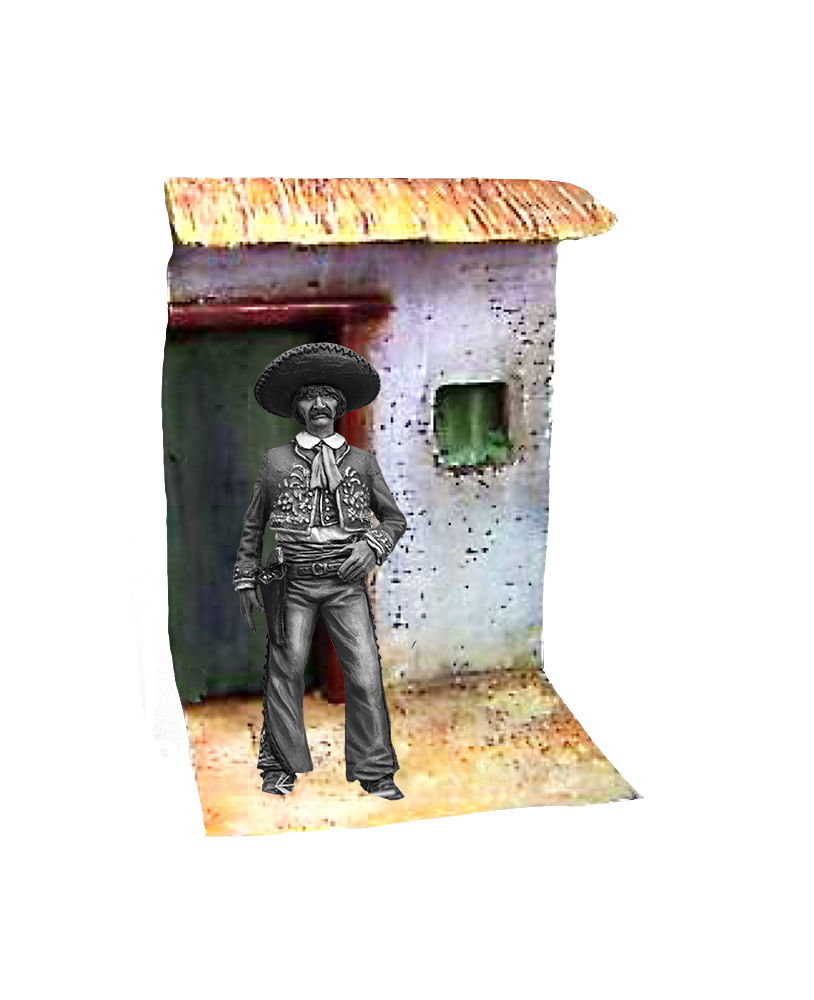 Olimp Models Western House Door 54 mm doplněk diorámatu