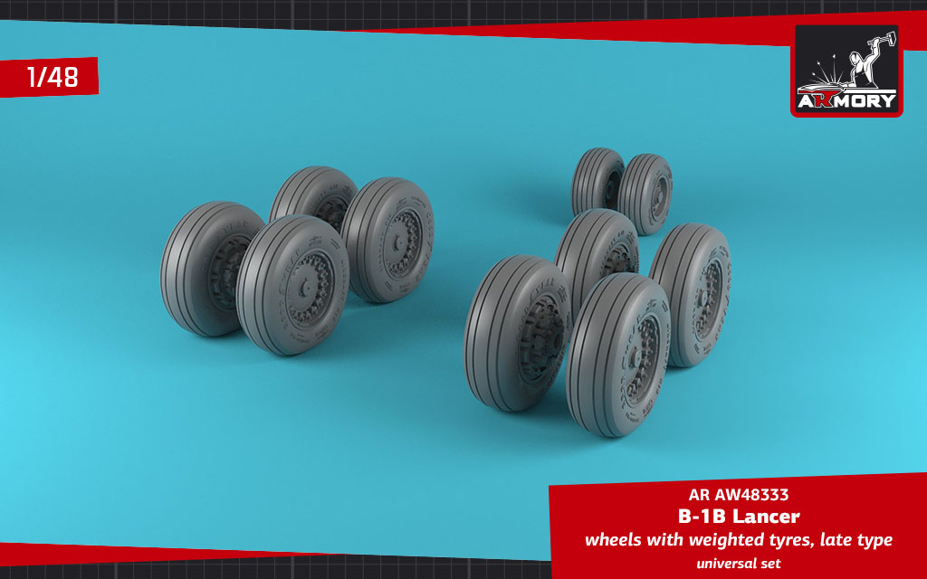 Armory Models 1/48 B-1B Lancer kola late zatížené