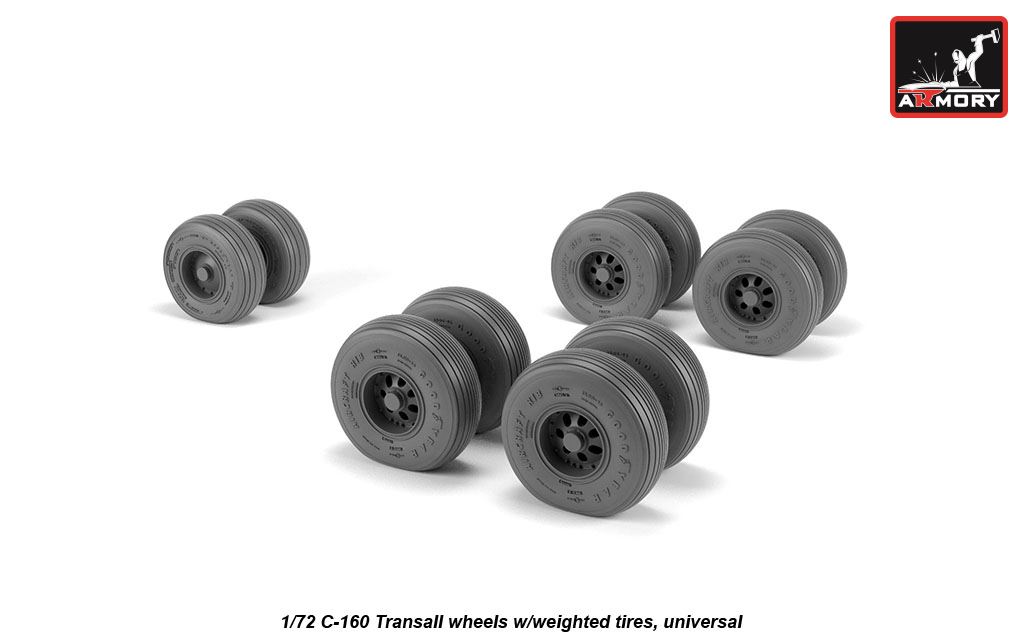 Armory Models C-160 Transall kola 1/72 zatížená