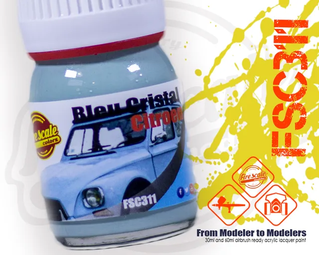 DMODELKITS Fire Scale Bleu Cristal Citroen barva 30 ml modrá