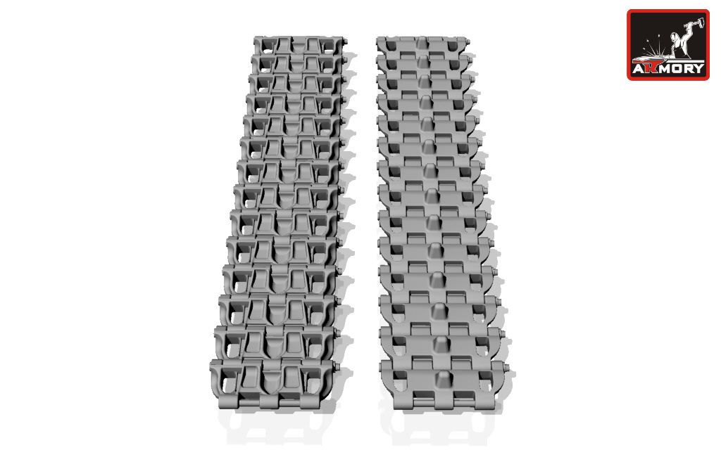 Armory Models T-28 1/72 pásy na model tanku