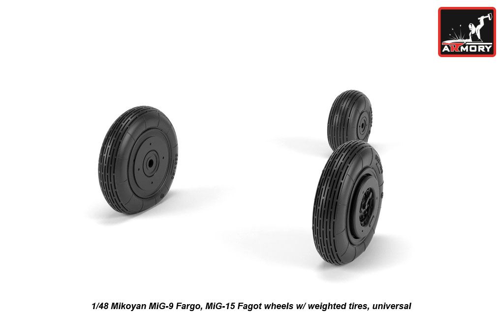 Armory Models MiG-9 Fargo MiG-15 Fagot kola 1/48 raná