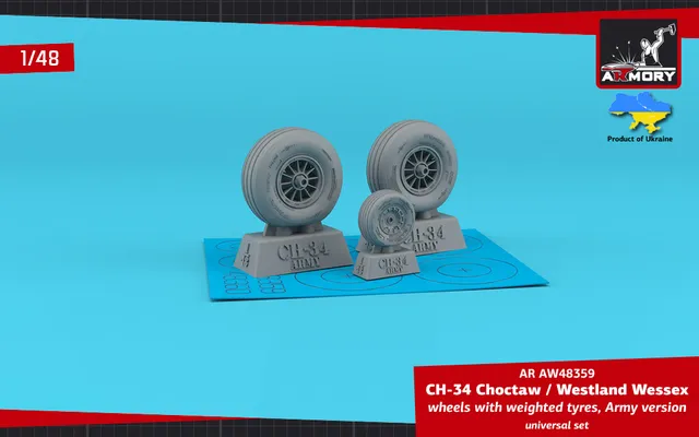 Armory Models CH-34 Wessex 1/48 kola zatížená