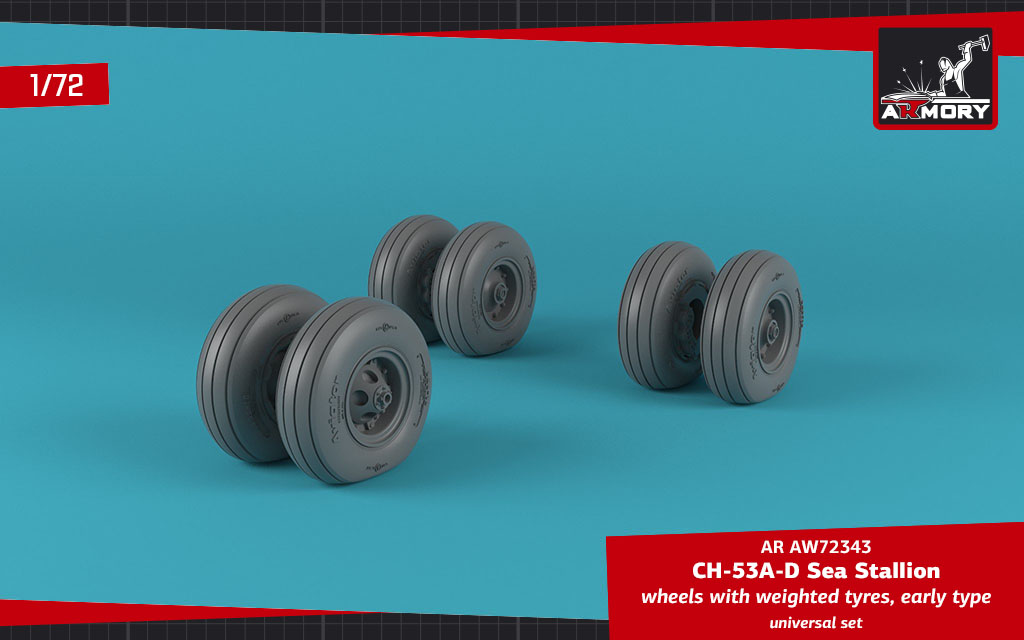 Armory Models CH-53 Sea Stallion kola 1/72 raná