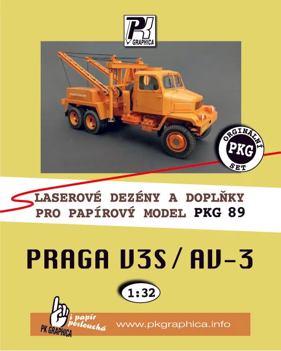 PK Graphica PKG 89 Praga V3S doplňky dezény pro AV-3