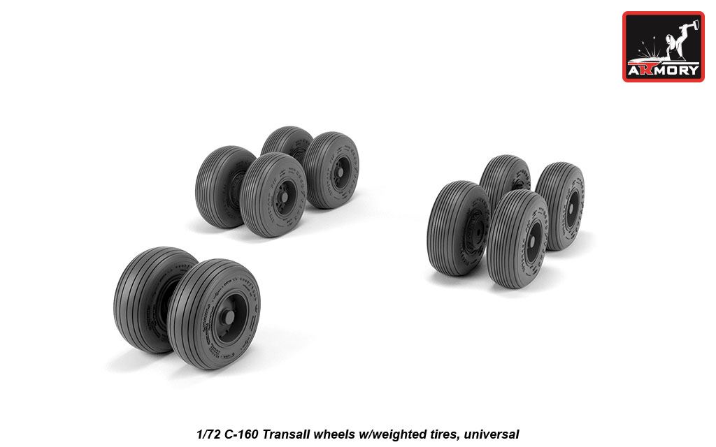 Armory Models C-160 Transall kola 1/72 zatížená