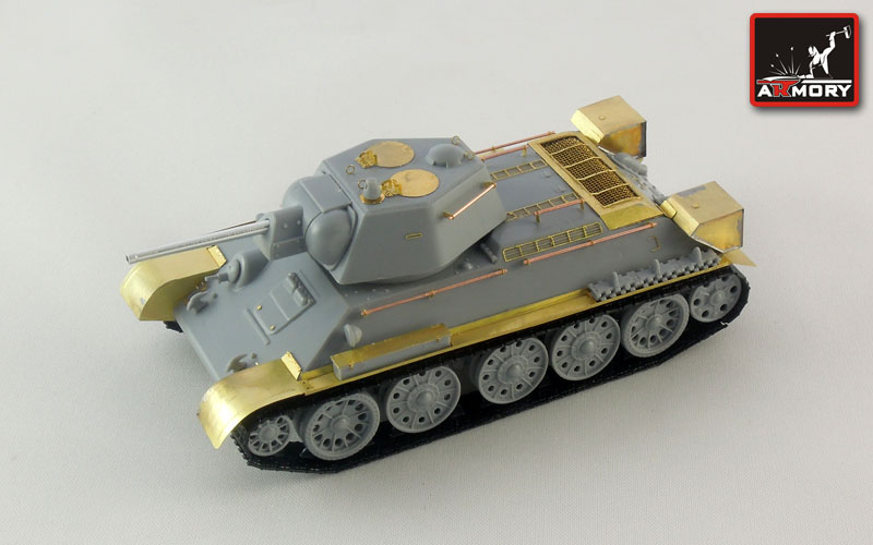 Armory Models T-34 detaily exteriéru 1/72 doplňková sada