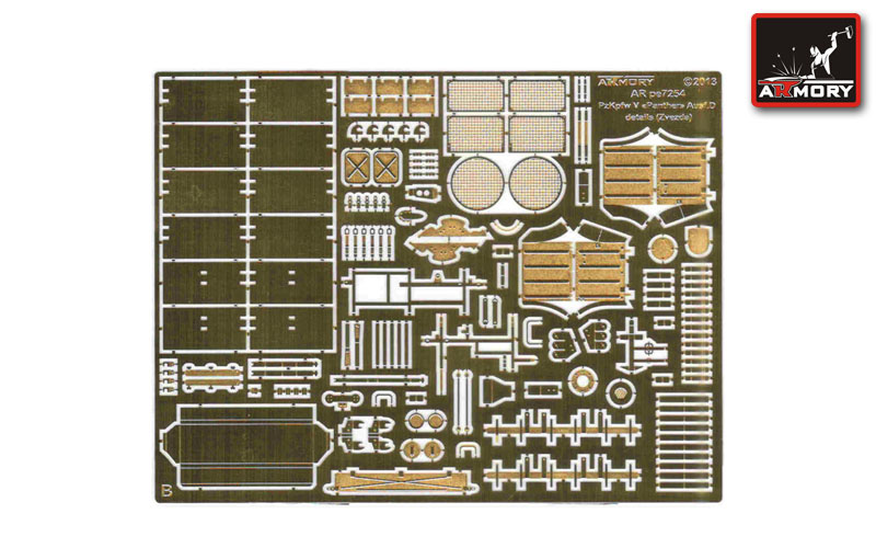 Armory Models Panther Ausf.D sada 1/72 detailingová