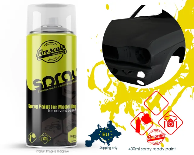 Fire Scale Colors Black Primer sprej 400 ml černý