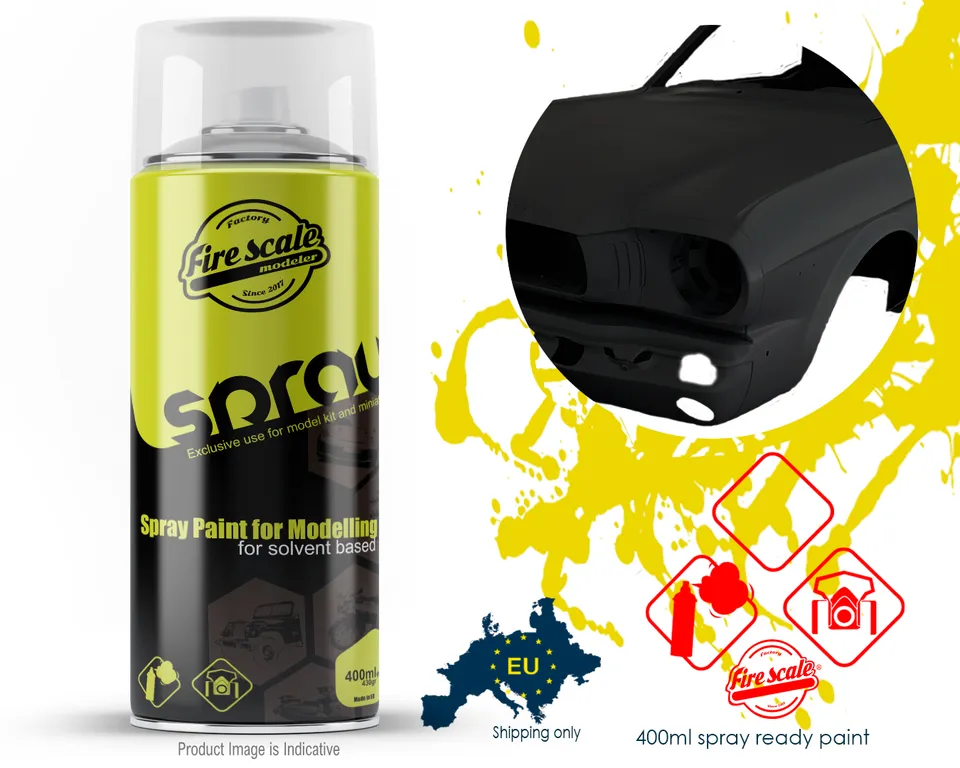 Fire Scale Colors Black Primer sprej 400 ml černý