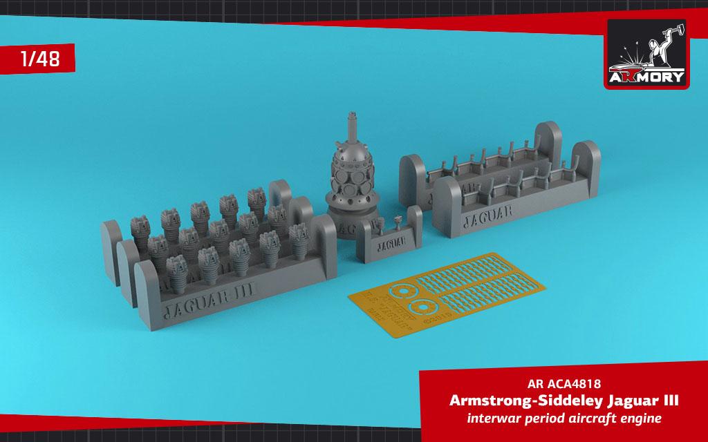 Armory Models Jaguar-III motor 1/48 letecký