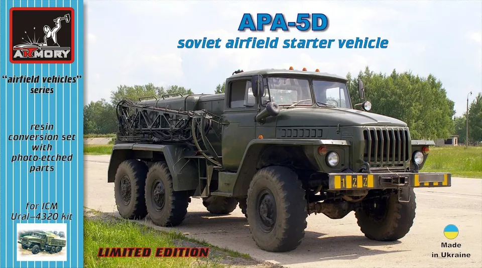 Armory Models APA-5D startér 1/72 Ural-375D stavebnice