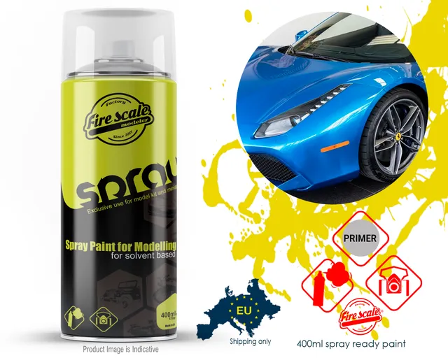 Fire Scale Colors Blu Corsa Ferrari sprej 400 ml modrá