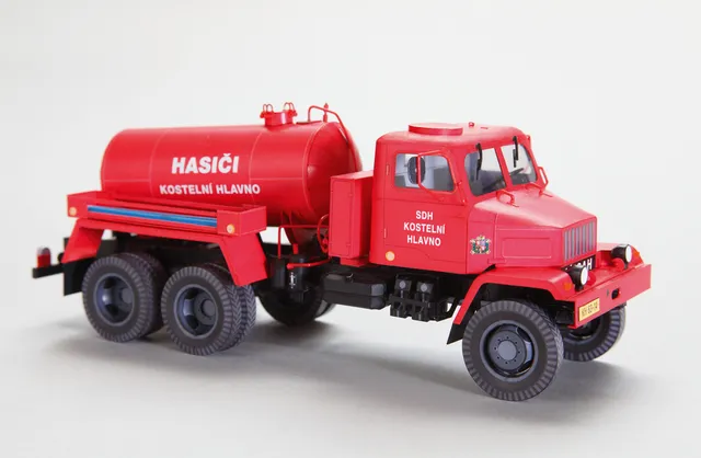 PK Graphica Praga V3S CAS papírový model hasičská cisterna