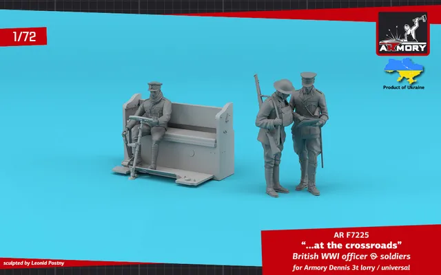 Armory Models At the Crossroads figurky 1/72 Dennis 3t